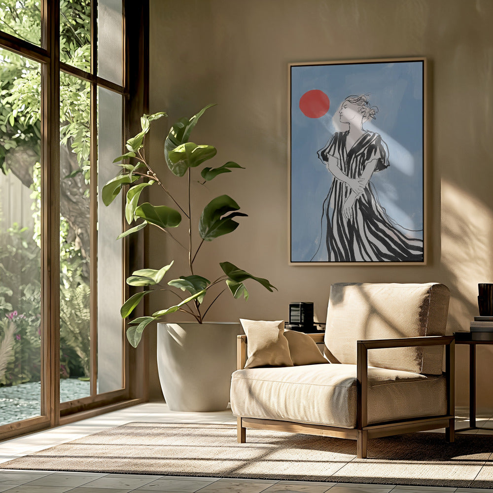 Serene Stripes | Poster