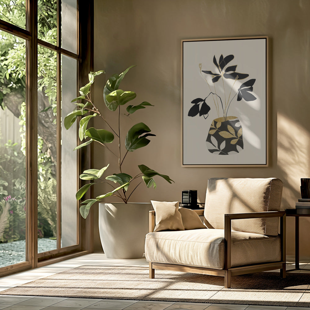 Abstracte bloemen | Poster