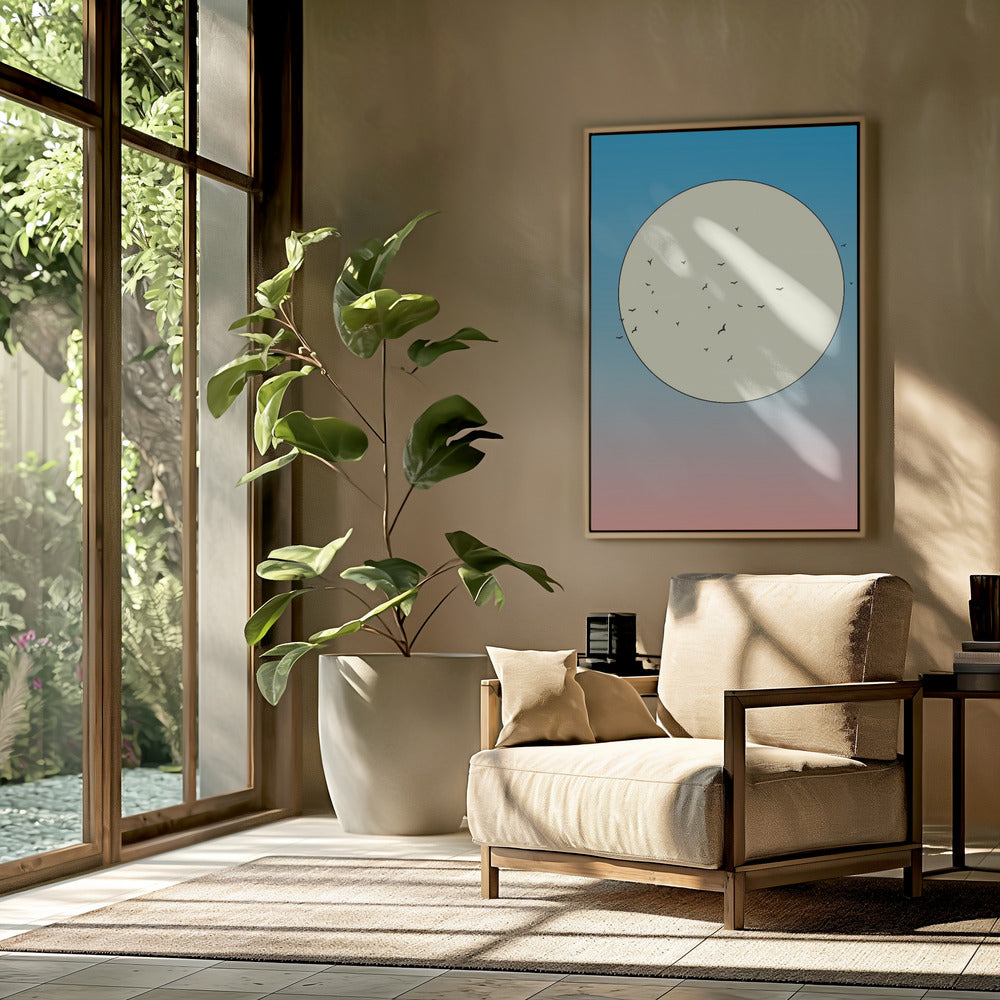 Vogels in de lucht | Poster