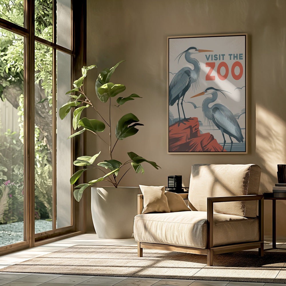 Bezoek de dierentuin | Poster