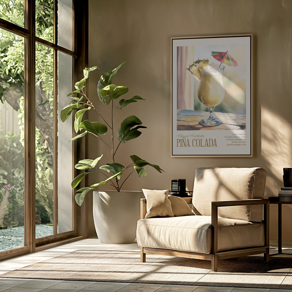 Klassieke cocktails - Piña Colada | Poster