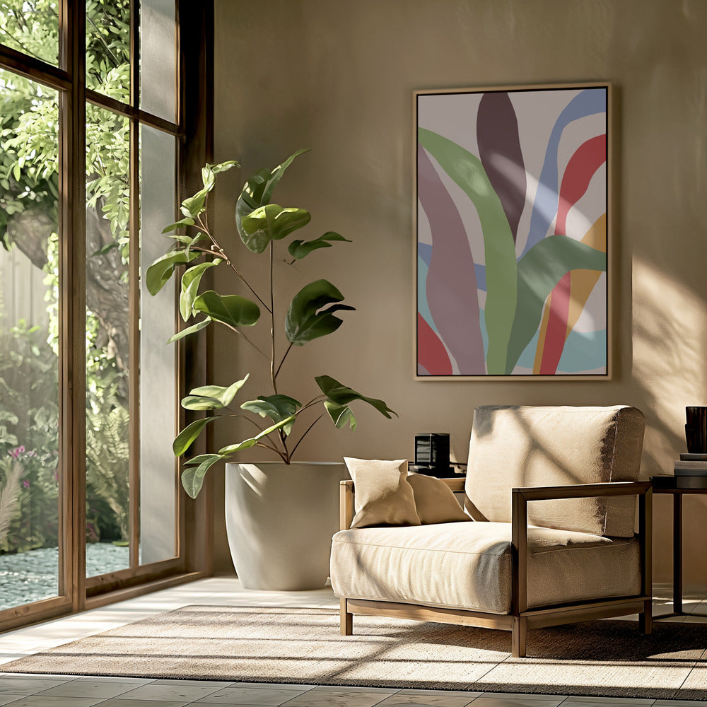 Abstracte tuin | Poster