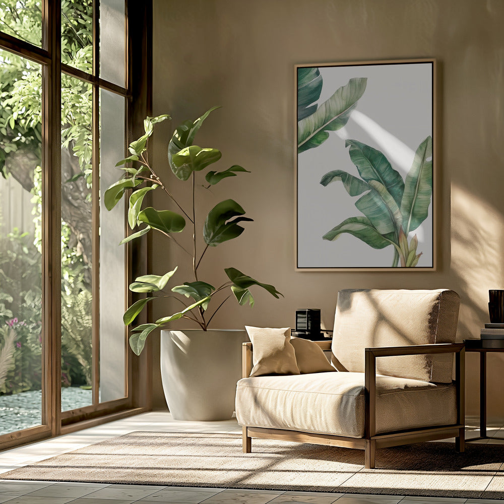 Groene bladeren | Poster