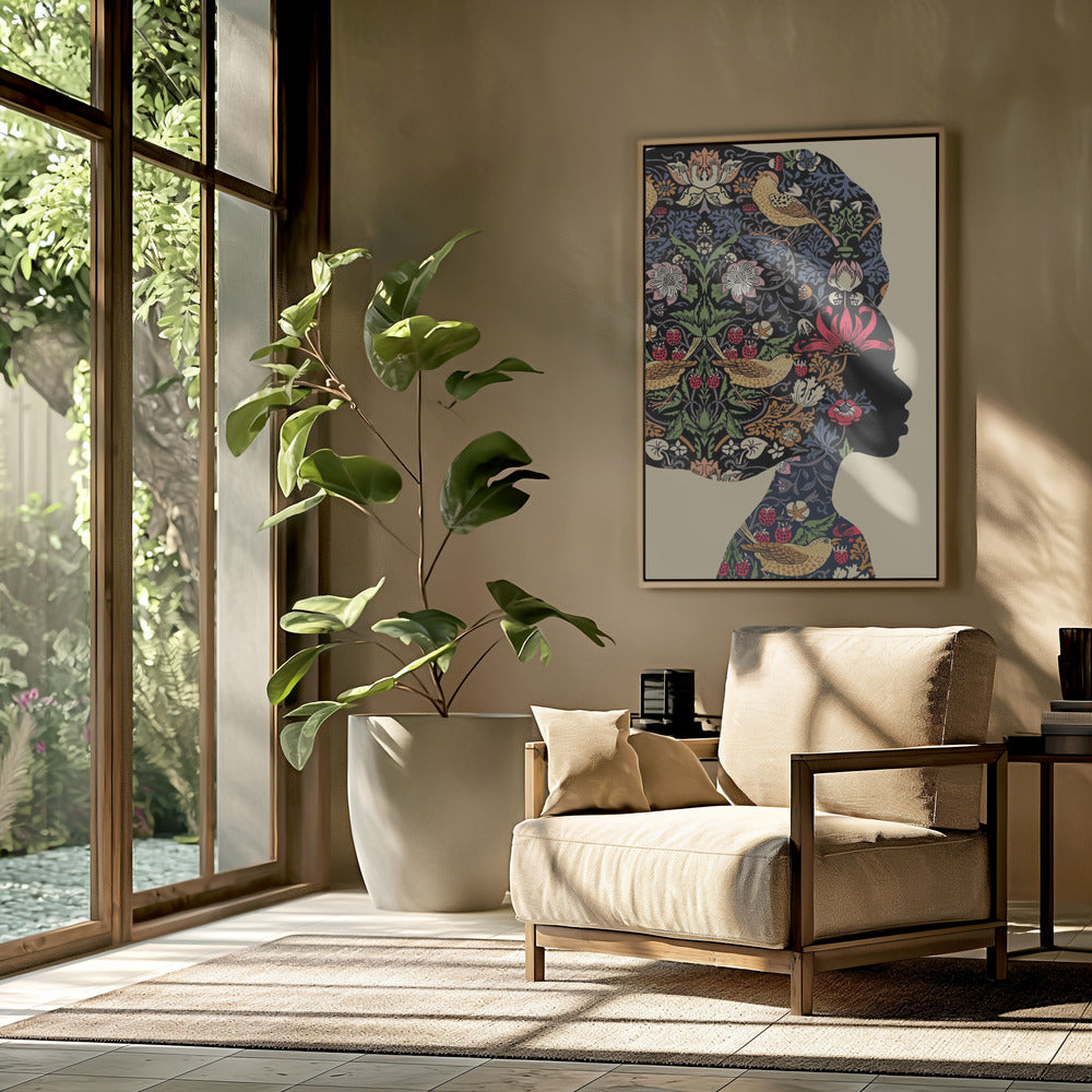 Afro-vrouw | Poster