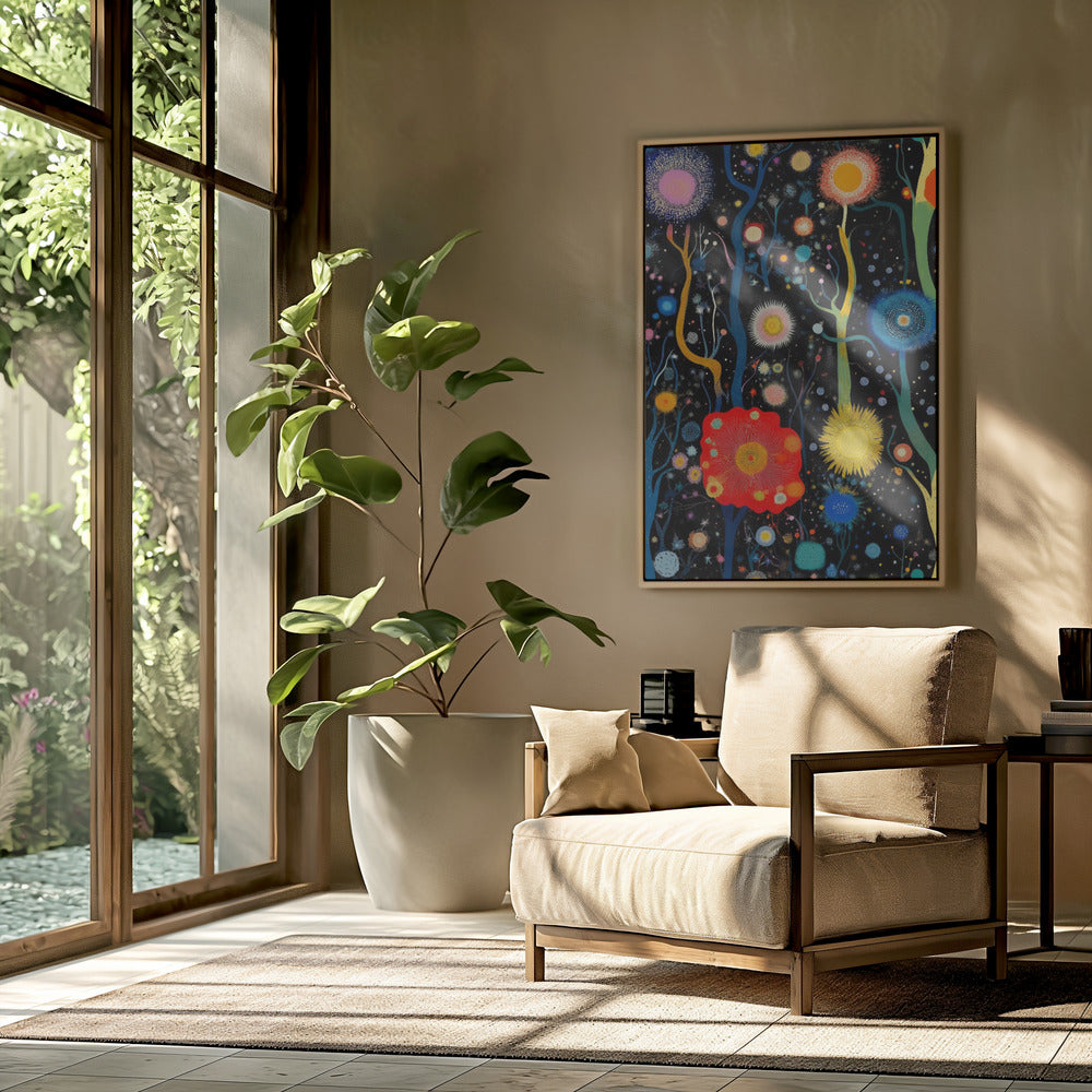 Levendige Hemelse Tuin | Poster