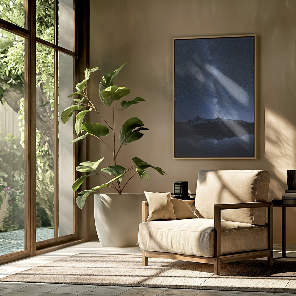 Reflectie van sterrenstelsels | Poster