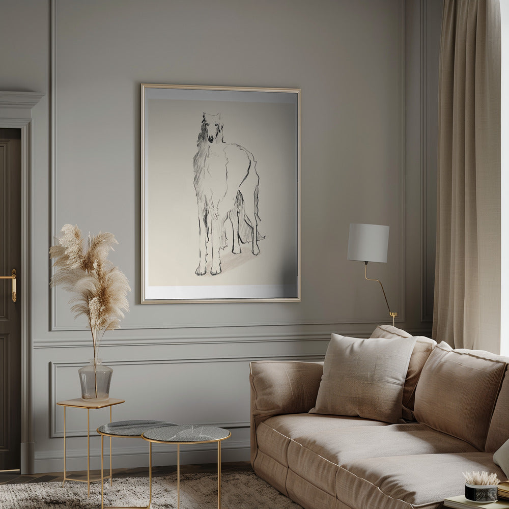 Borzoi Russische Wolfshond Pandc | Poster