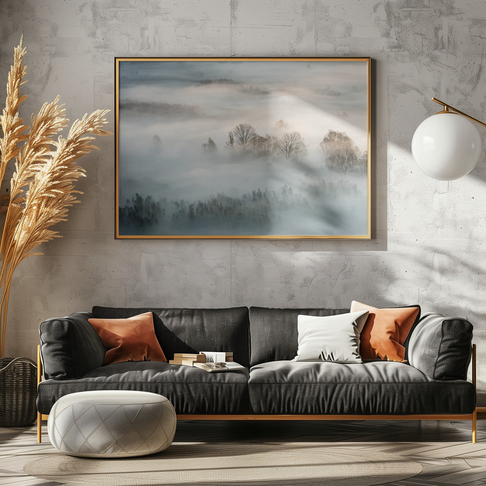 Winter fog | Canvas