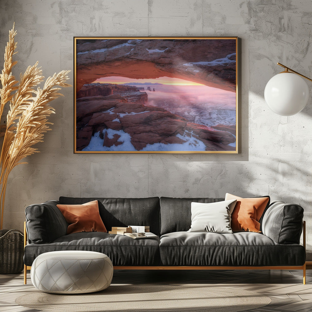 Het moment vlak voor zonsopgang | Poster