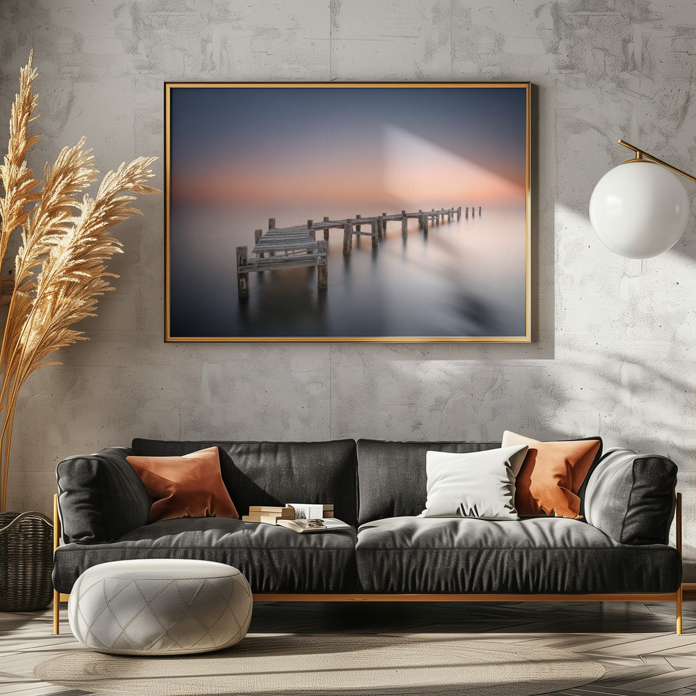 Oude pier II | Canvas