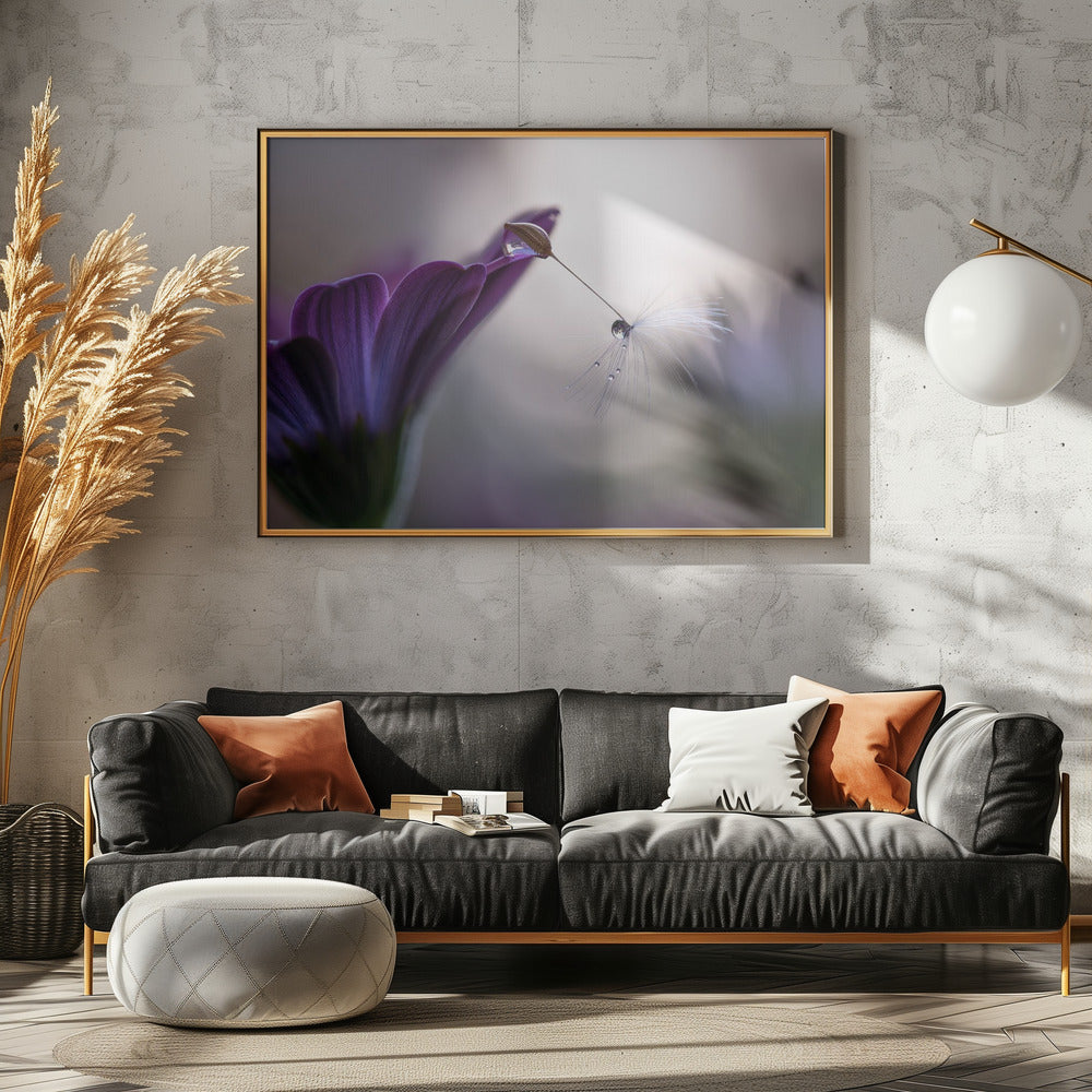 Paarse regen | Canvas