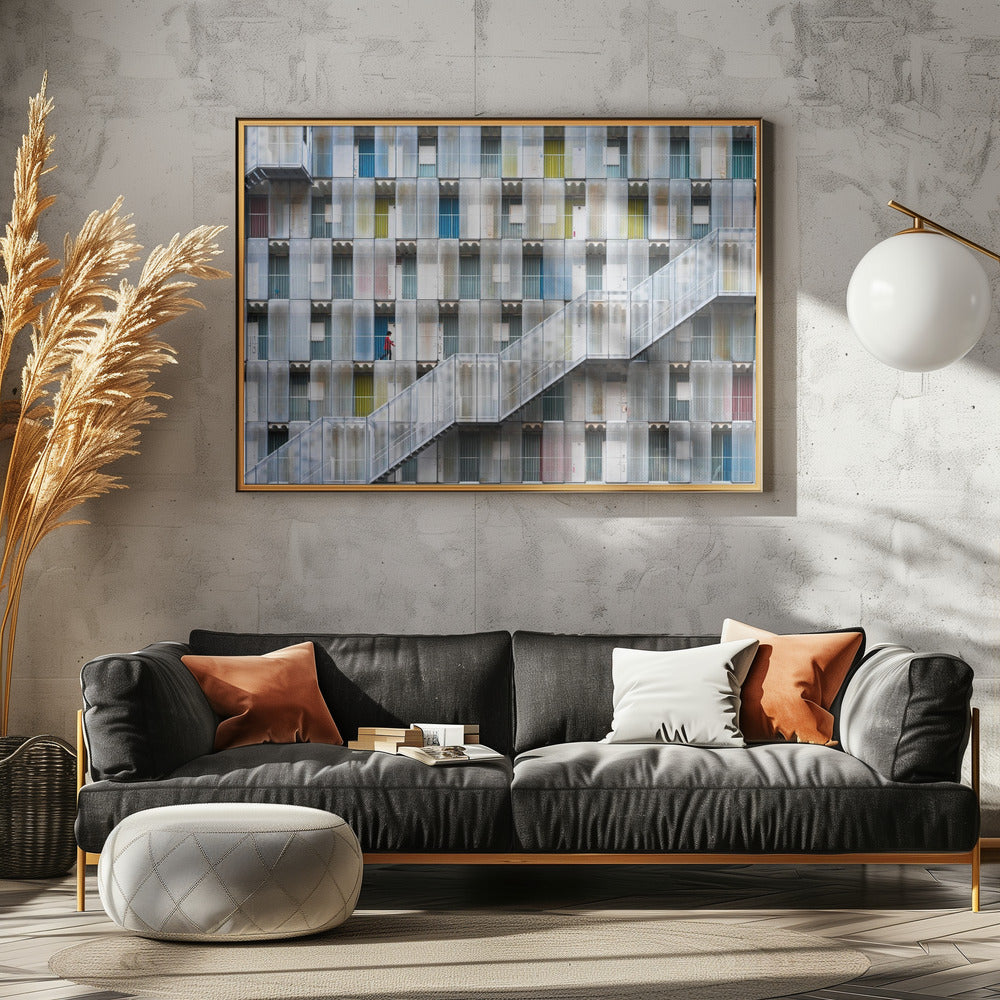 Kleurrijk appartement | Canvas
