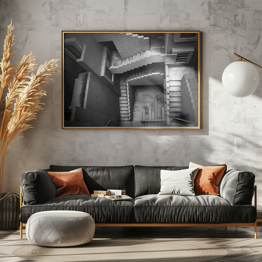 Escher woont hier | Canvas