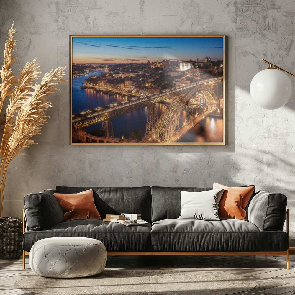 Portugal - Porto Blue Hour | Canvas