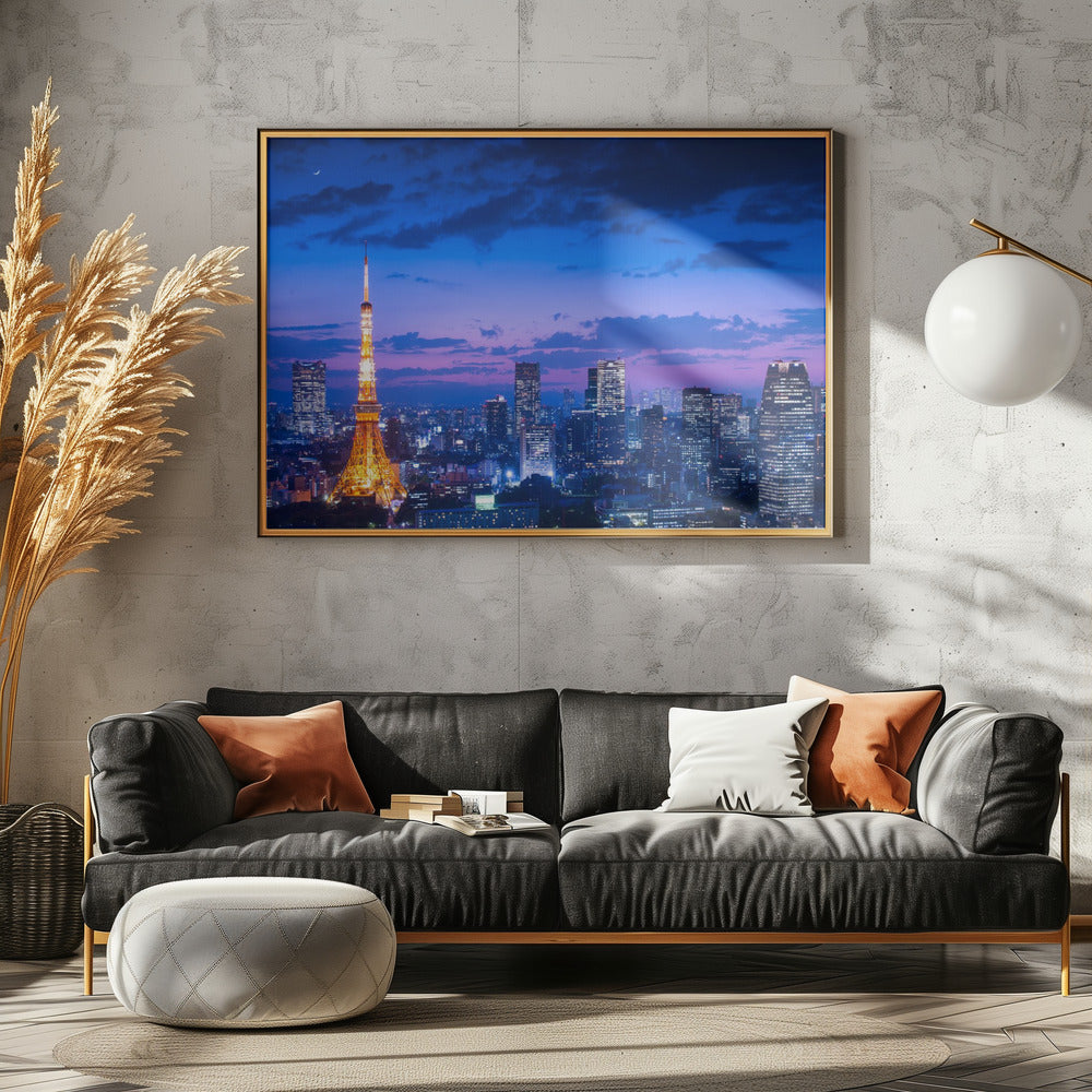 Tokyo night view | Poster