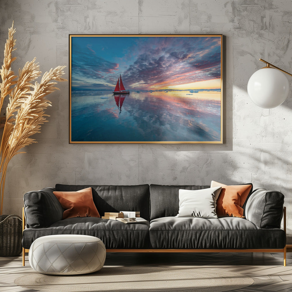 Groenlandse vuurlucht | Canvas