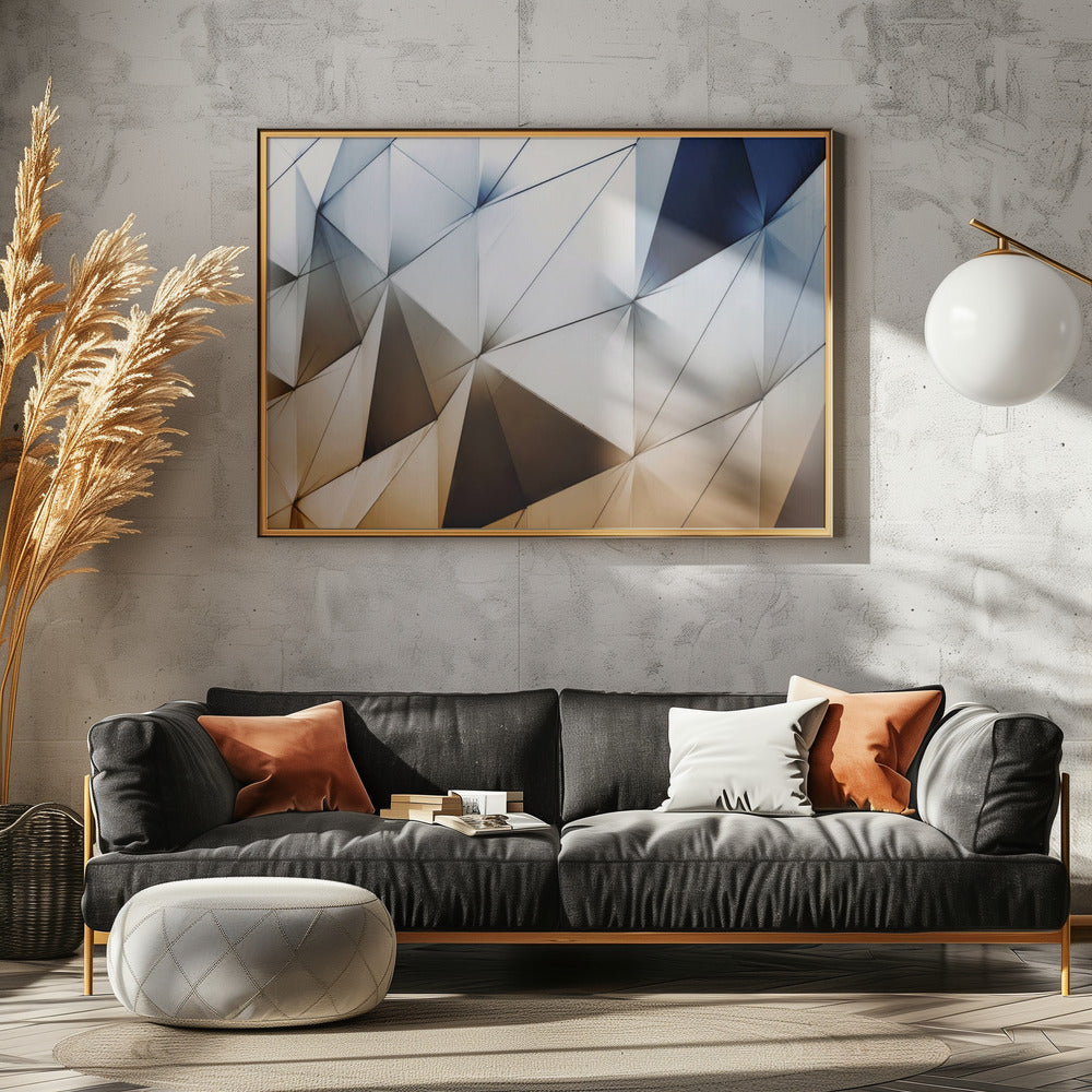 driehoeken kunst | Canvas