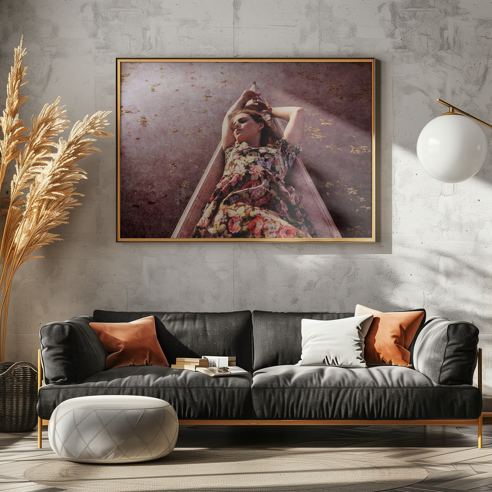 Avond op het meer | Canvas