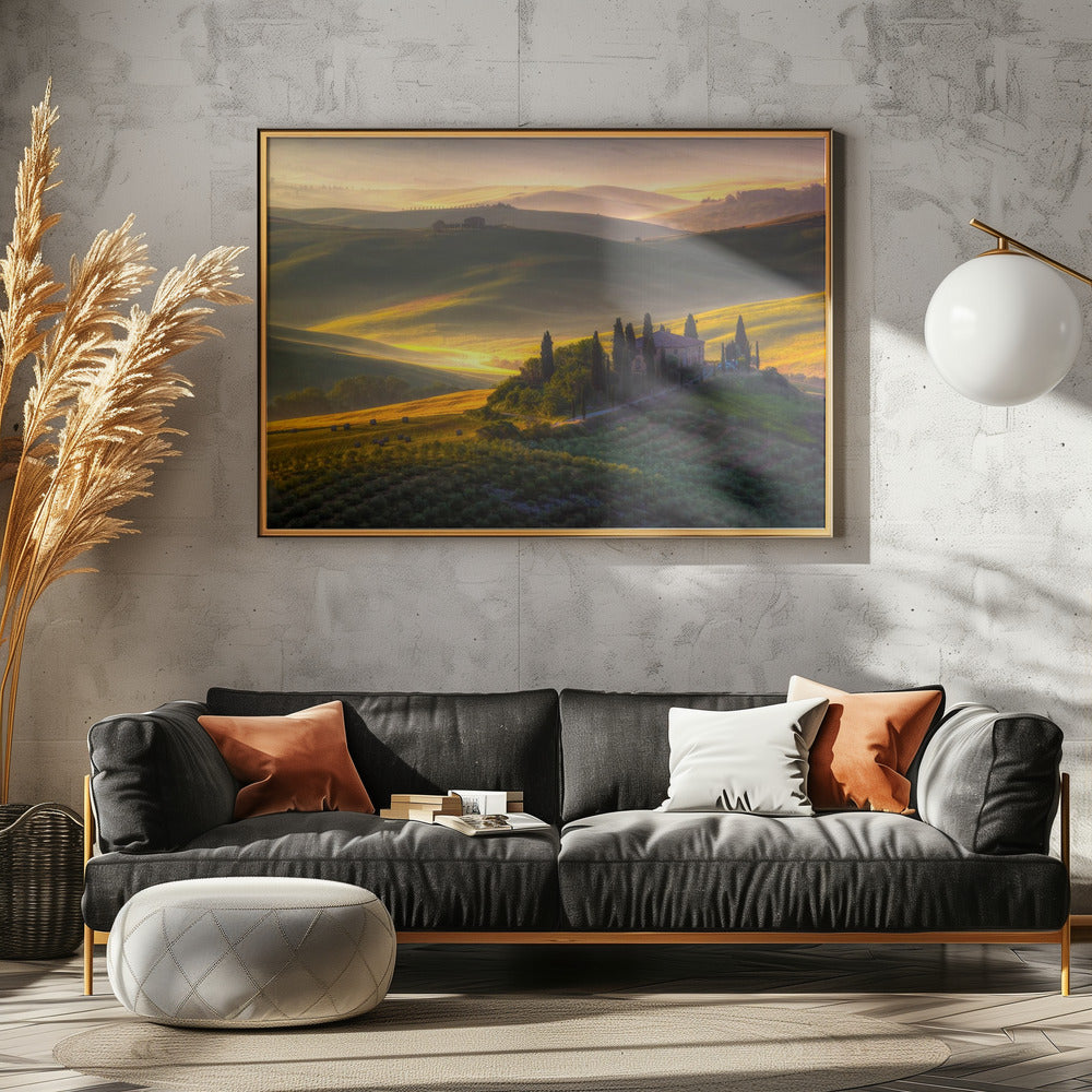 Van groen en goud | Poster