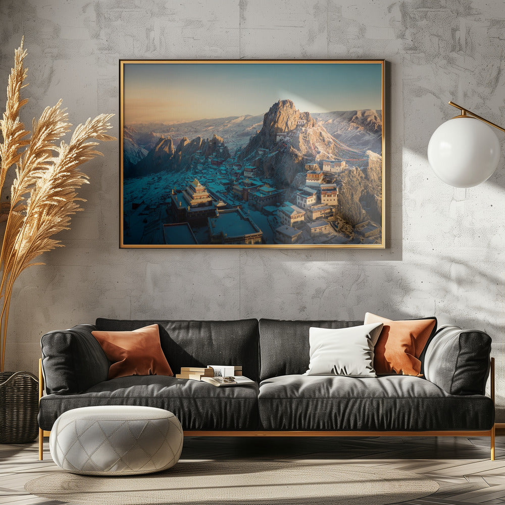 Tibetaanse tempel 《崷崒孜珠》 | Canvas