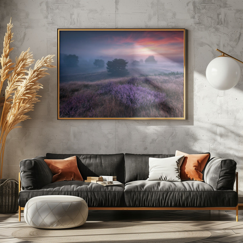 "de kleuren van heide" | Poster