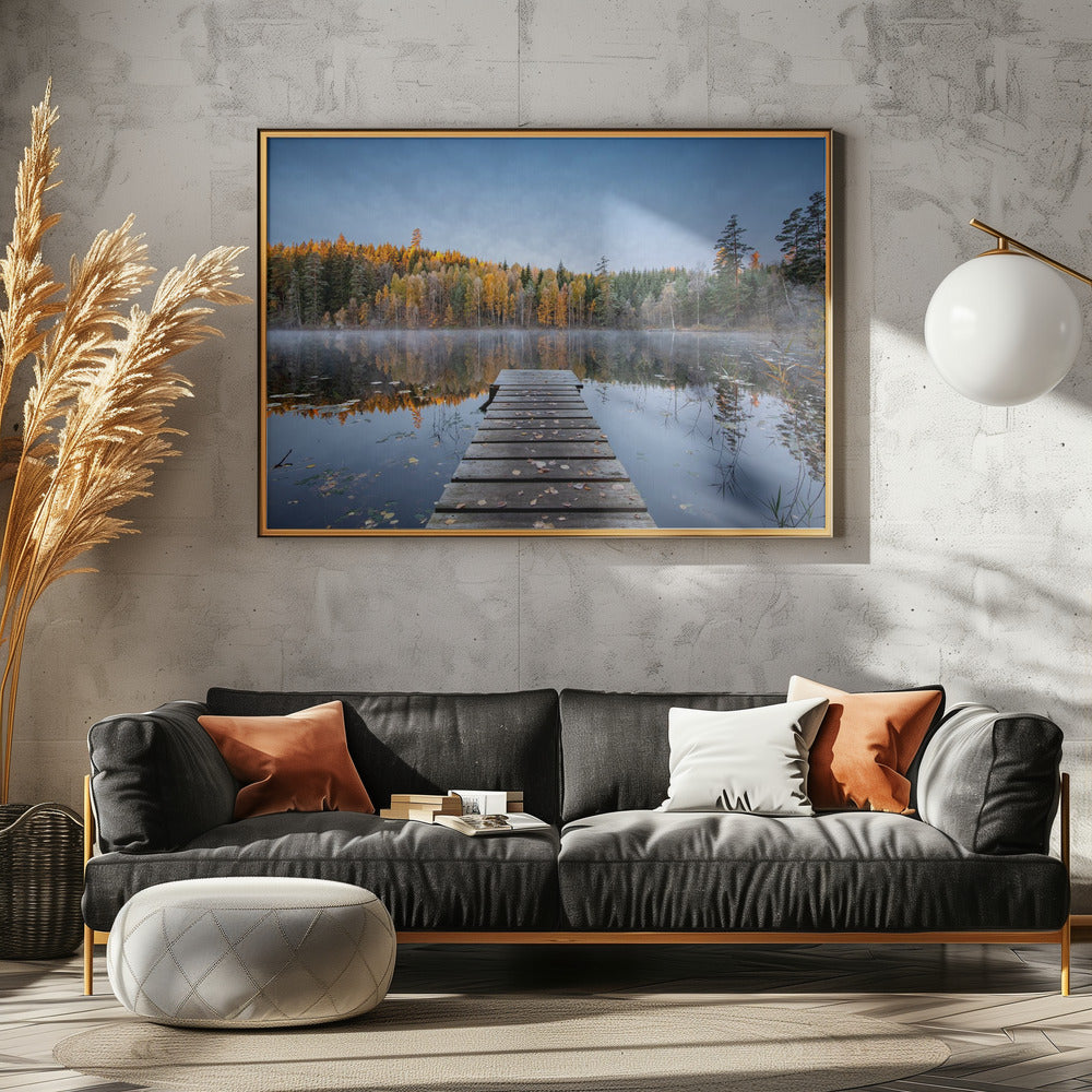 Autumn pier | Poster