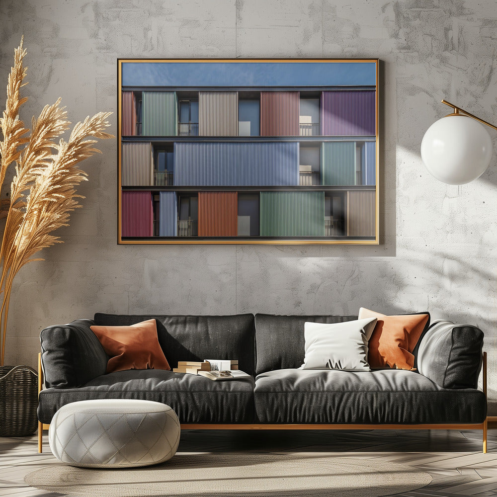 Coloured wall | Canvas