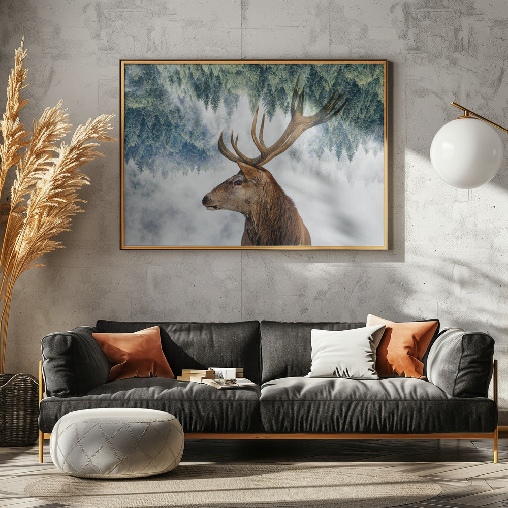 The Deer and the woods | Poster