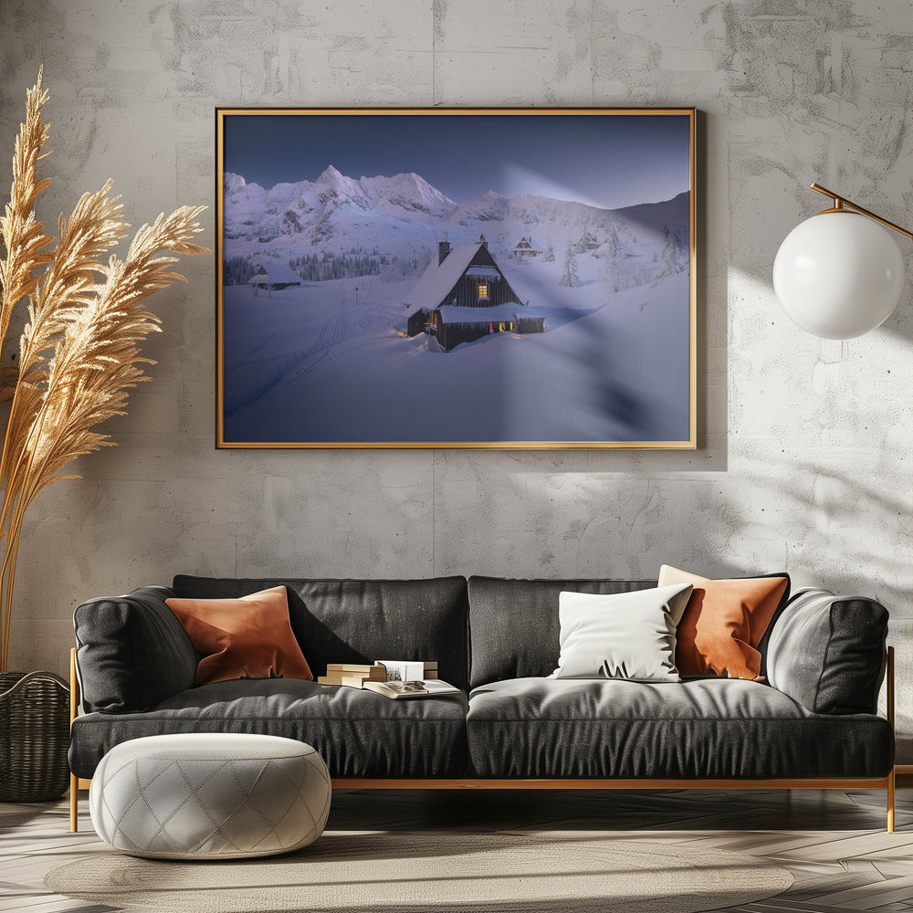 Winter Hut | Canvas