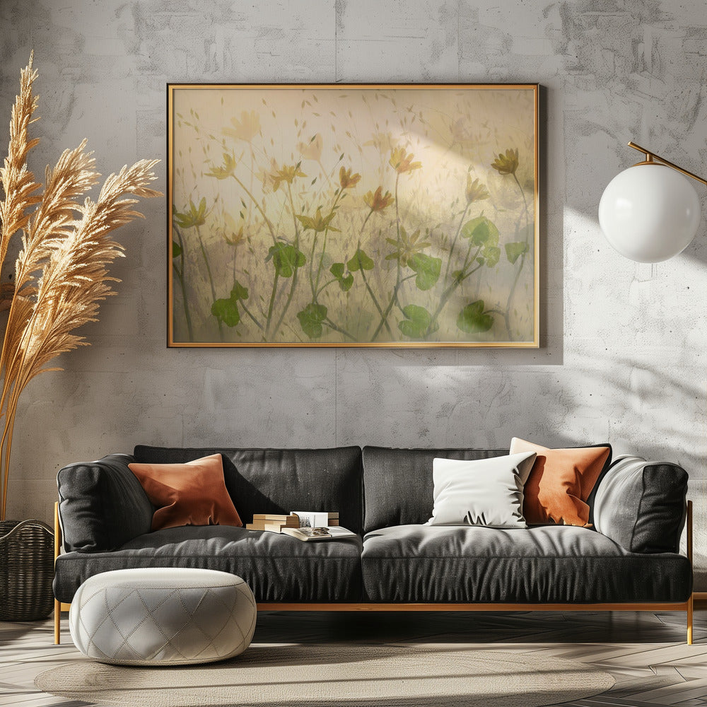 Zonnige bloemen | Canvas