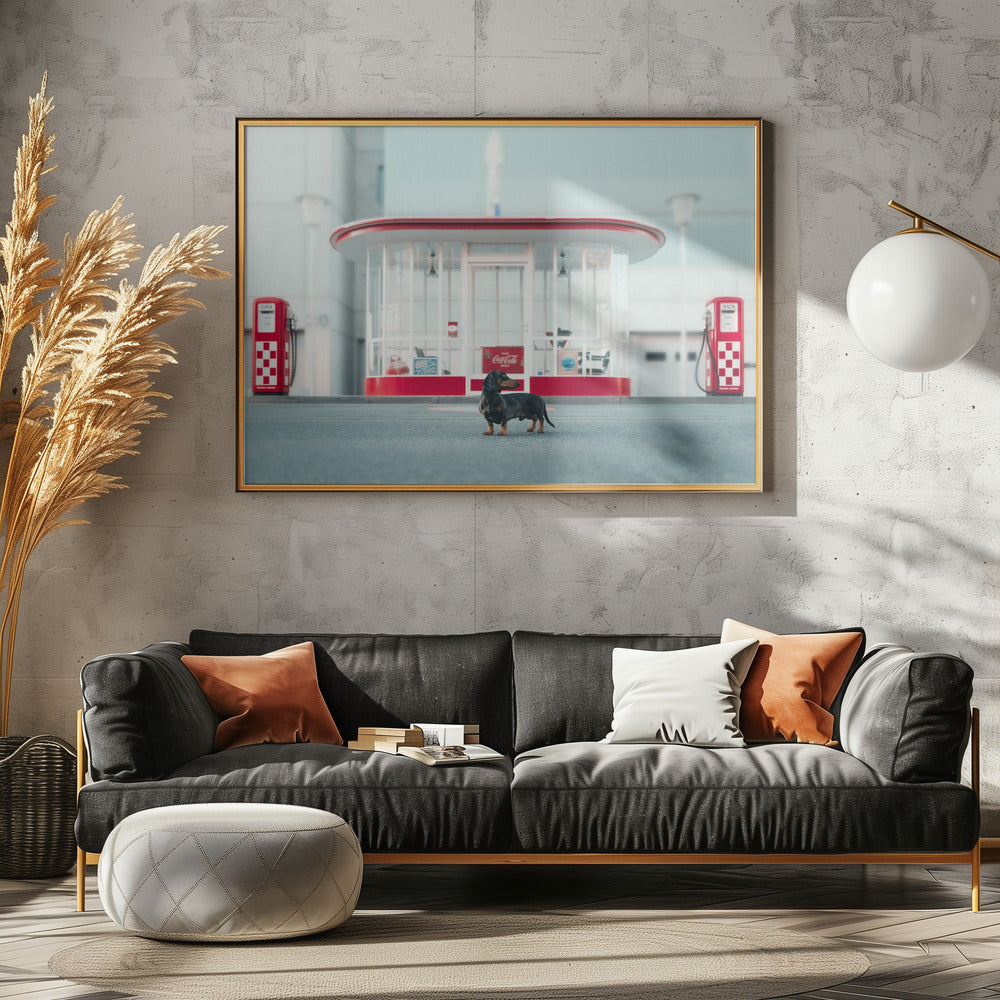 Der Tankwart | Canvas