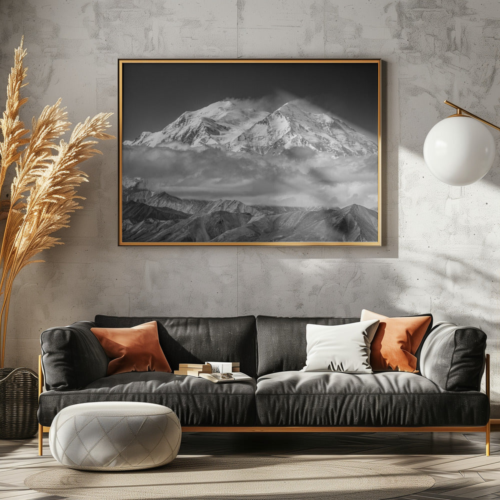Denali from the opposing ridge line | Poster