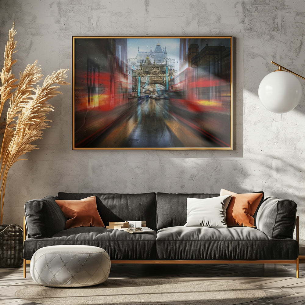 De rode bus | Poster