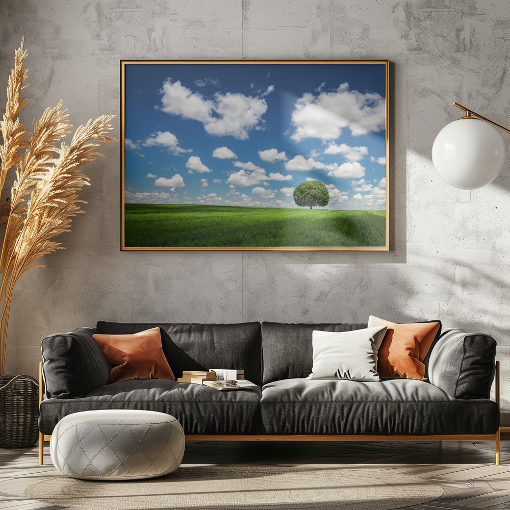 Eenzame boom | Canvas