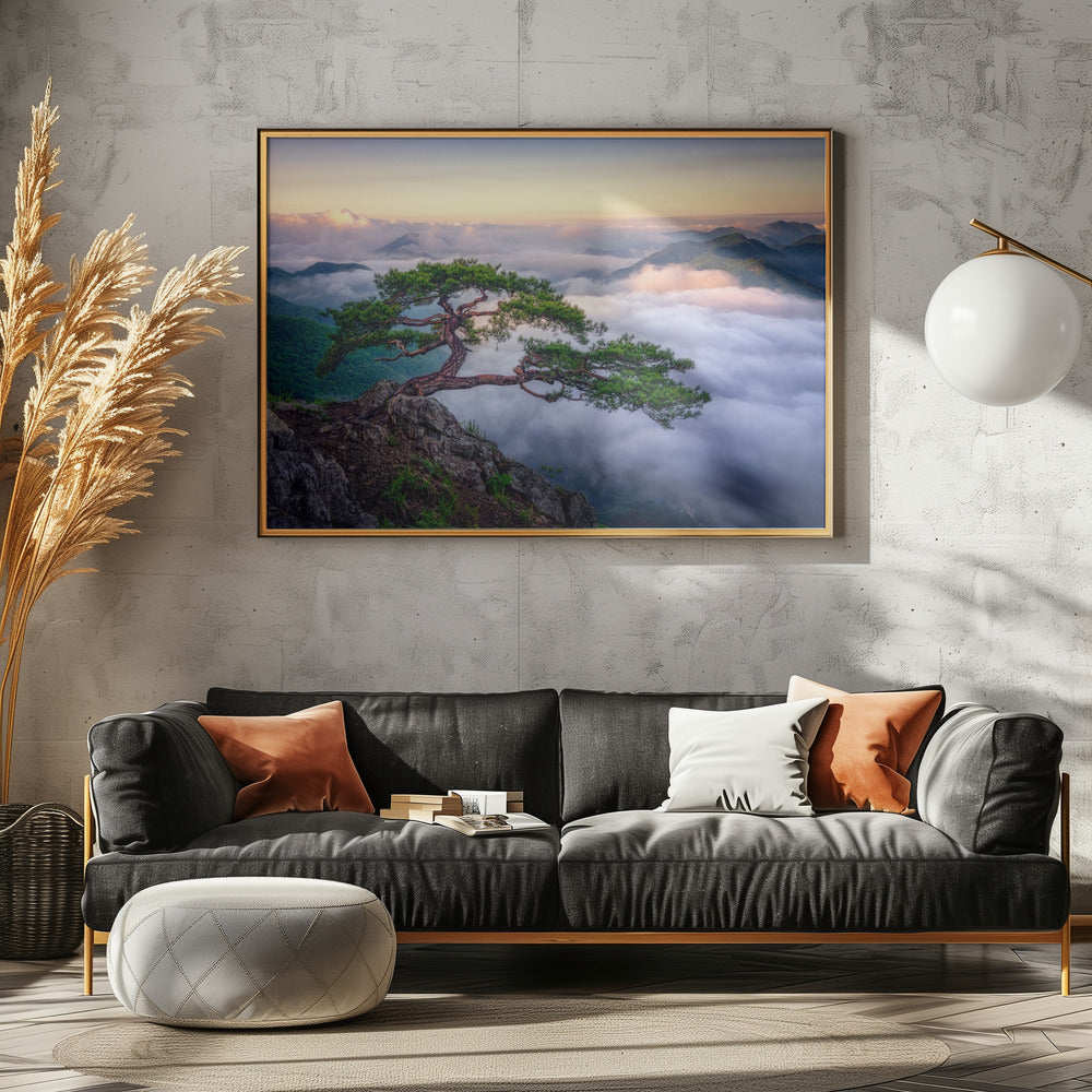 Op de rots | Canvas