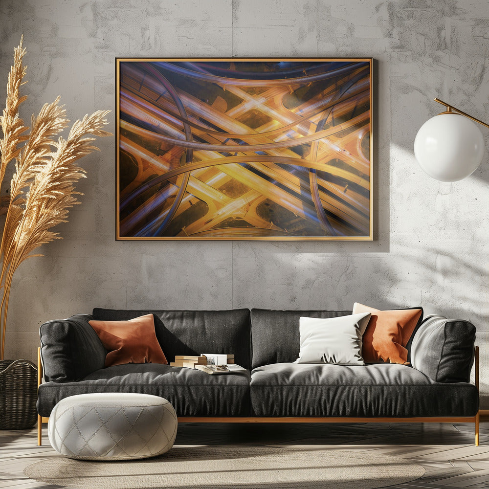 Elektrische Stad | Canvas