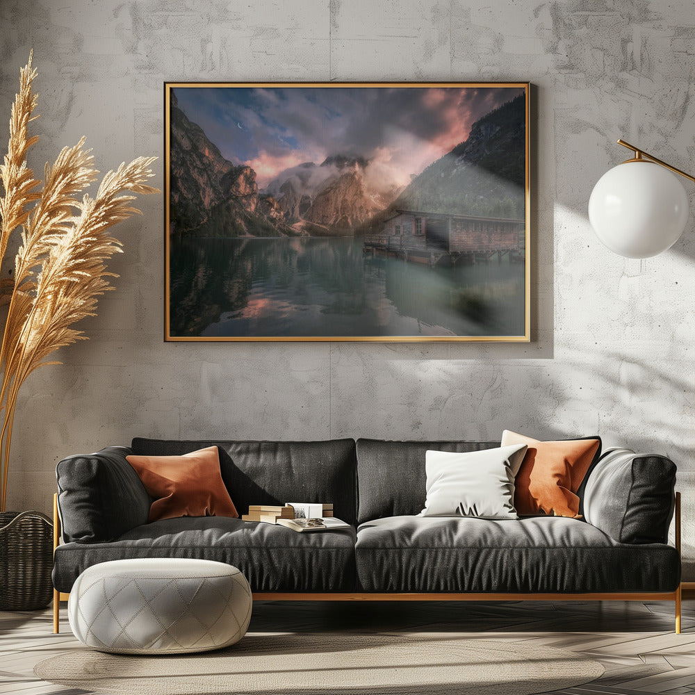 Lago di Braies, Dolomieten | Poster