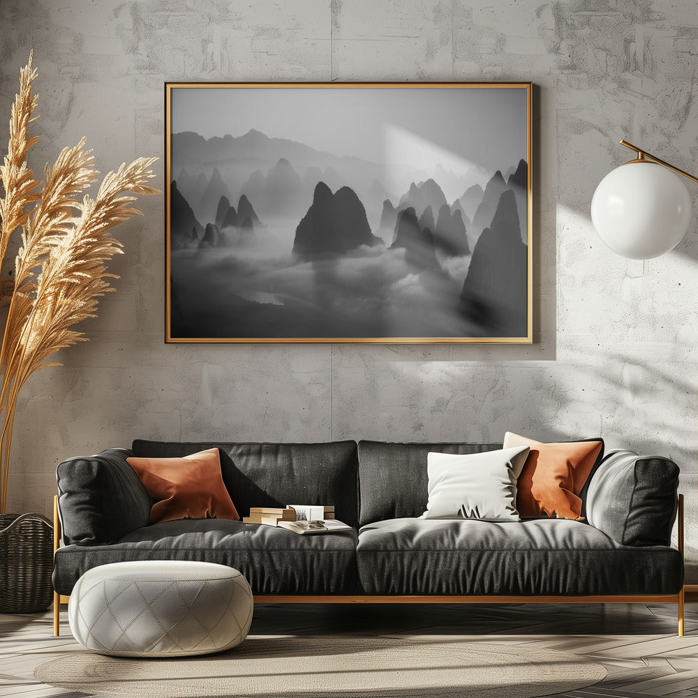 In de wolken | Poster