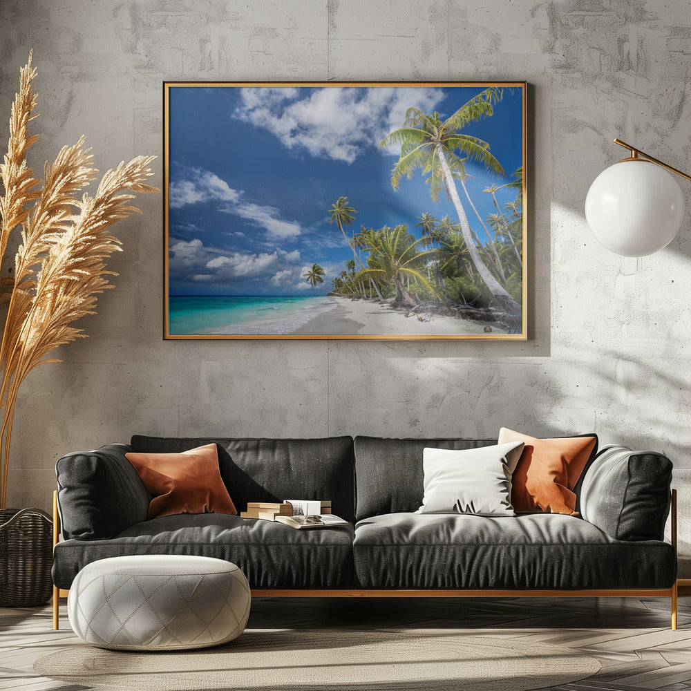 Onbewoond eiland | Canvas