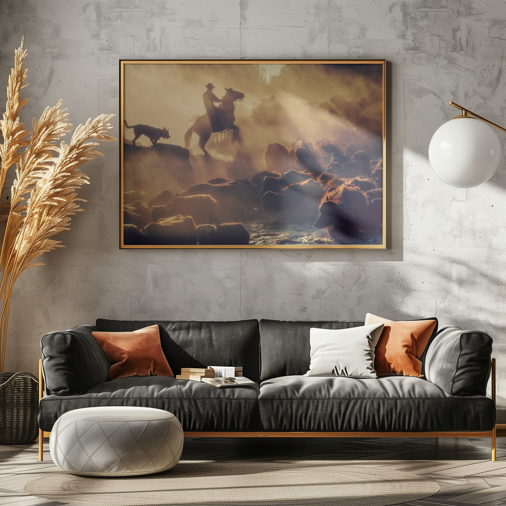 De buffelherder | Poster
