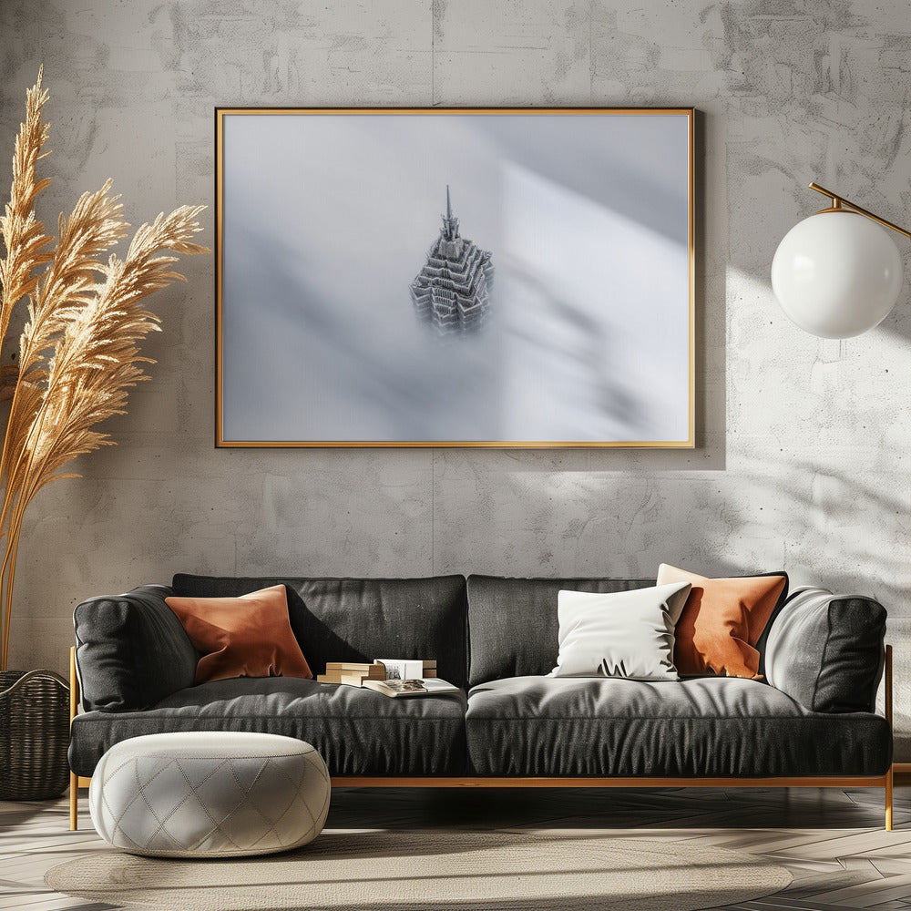 Shanghai Jinmao-toren in de wolken | Canvas