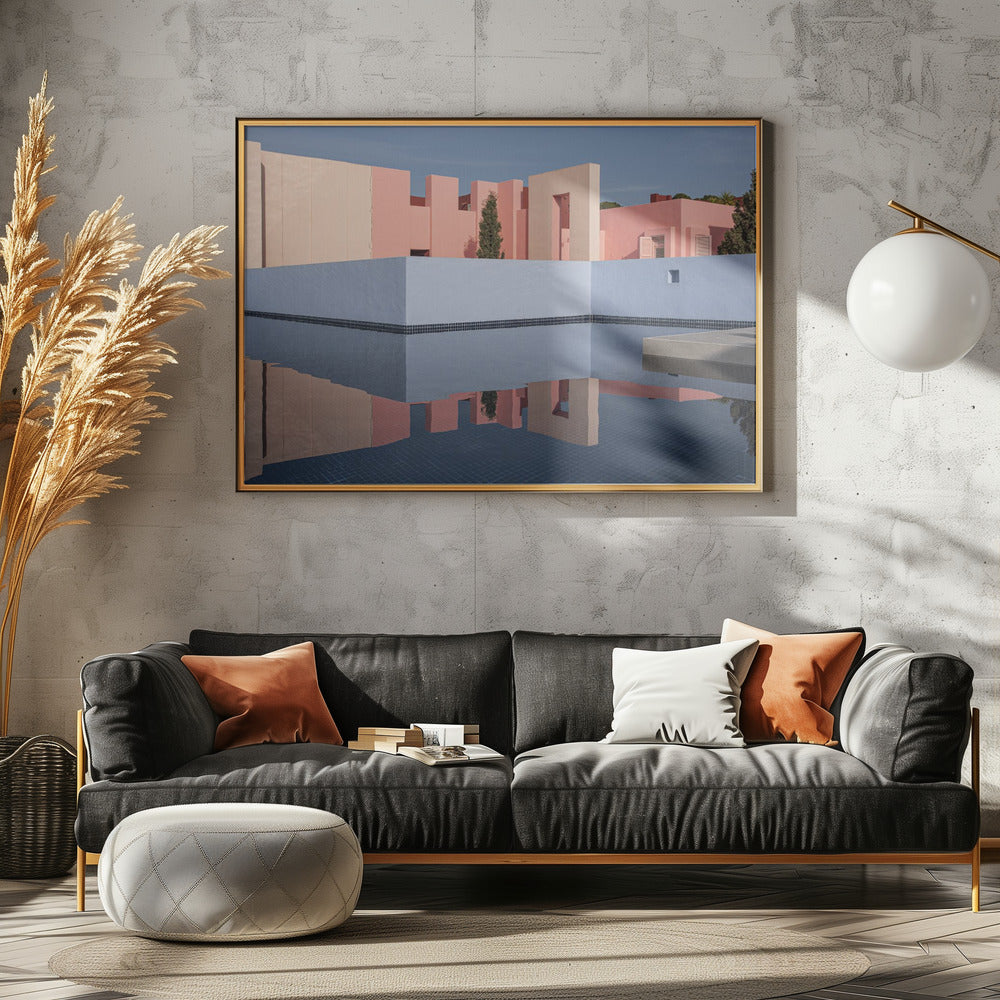 Muurschildering Rood #26 | Poster