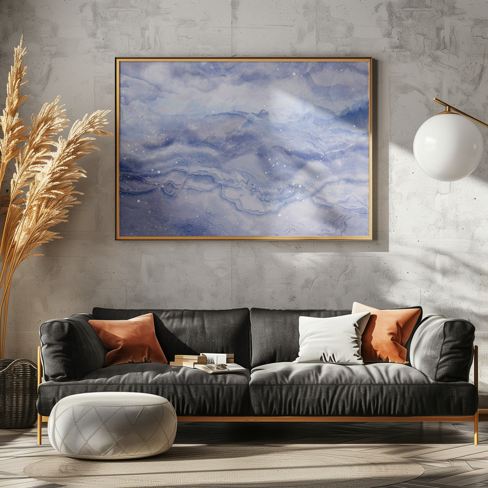 Mystieke wintergolven | Canvas
