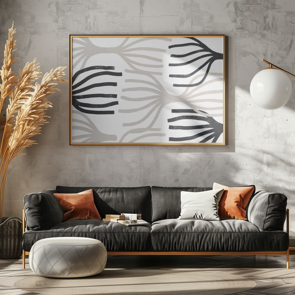 Vloeiende takken | Canvas