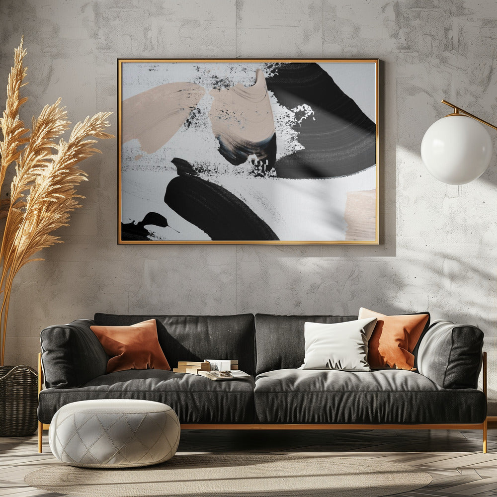 Zwart en Naakt | Poster