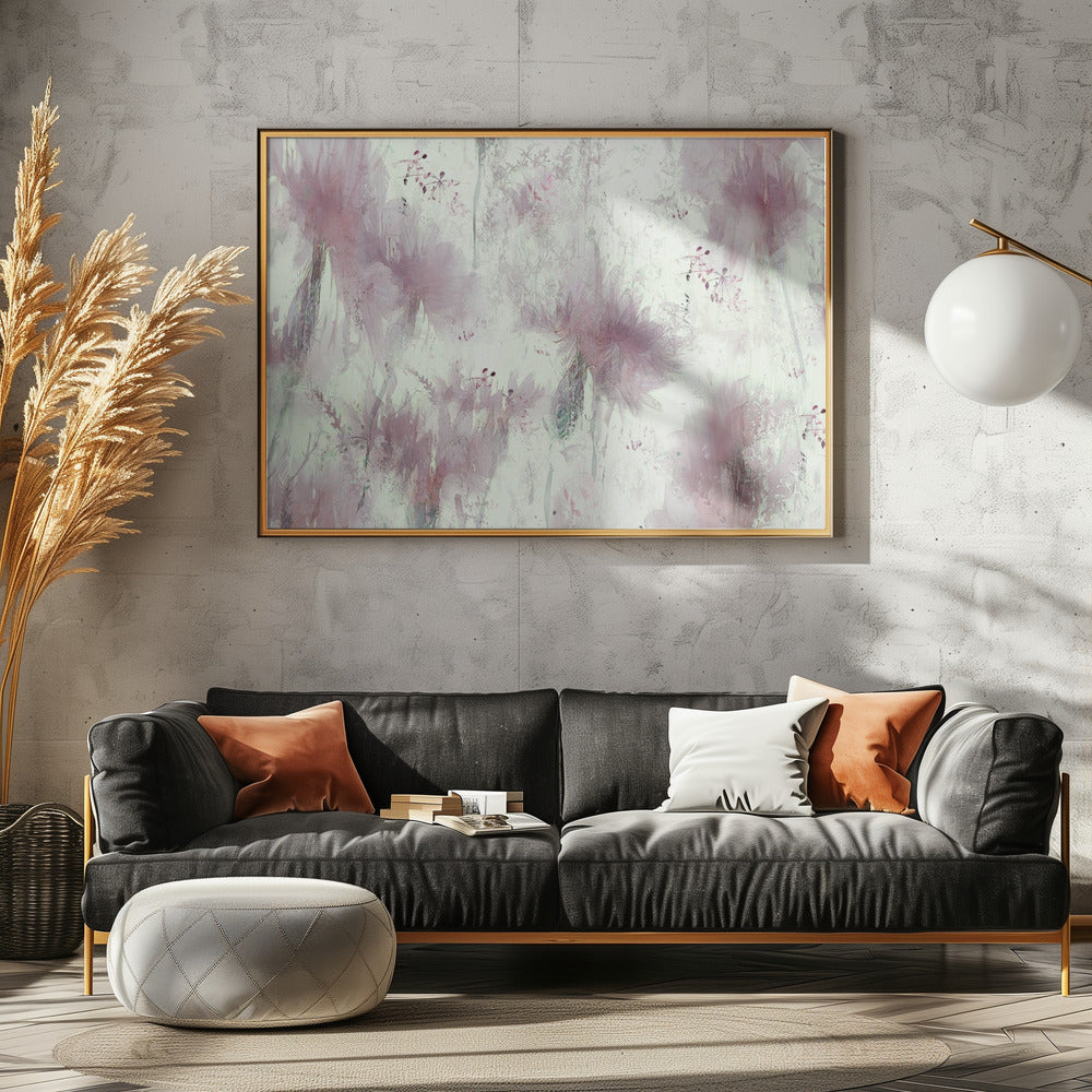 Bloemenbehang | Canvas