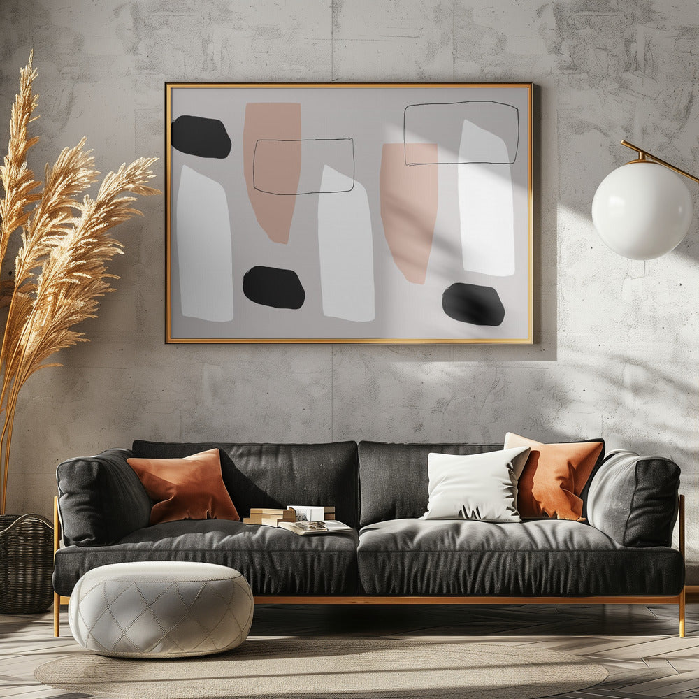 Vormen en schaduwen | Poster