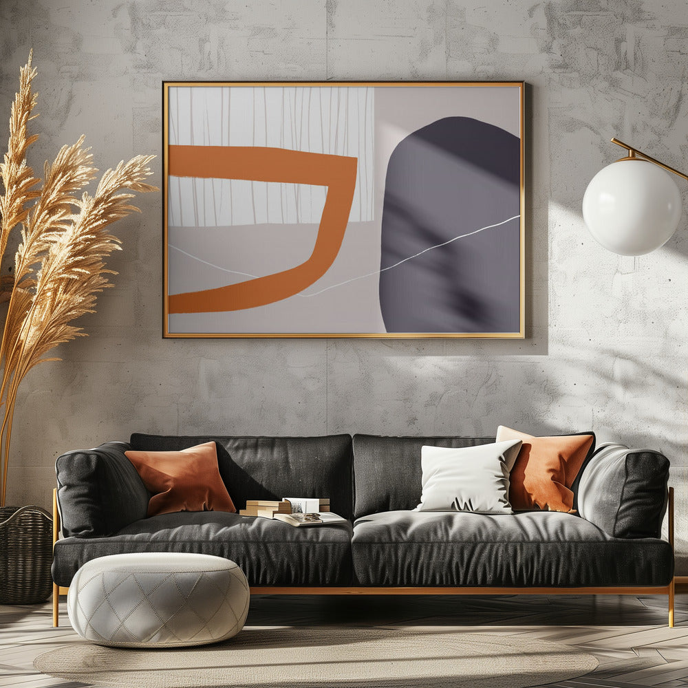 Gedurfde geometrische vormen | Poster