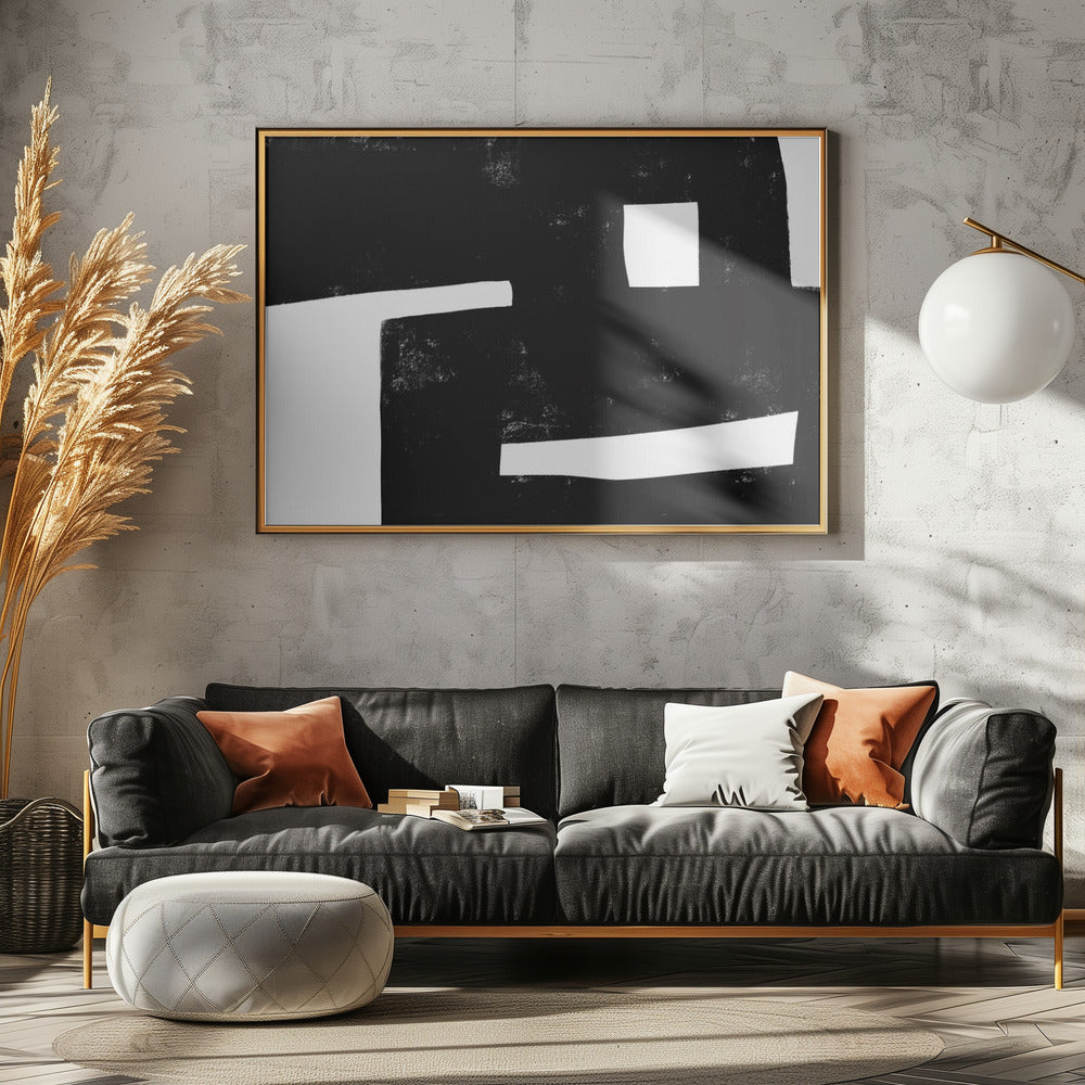 Monochrome geometrie | Poster