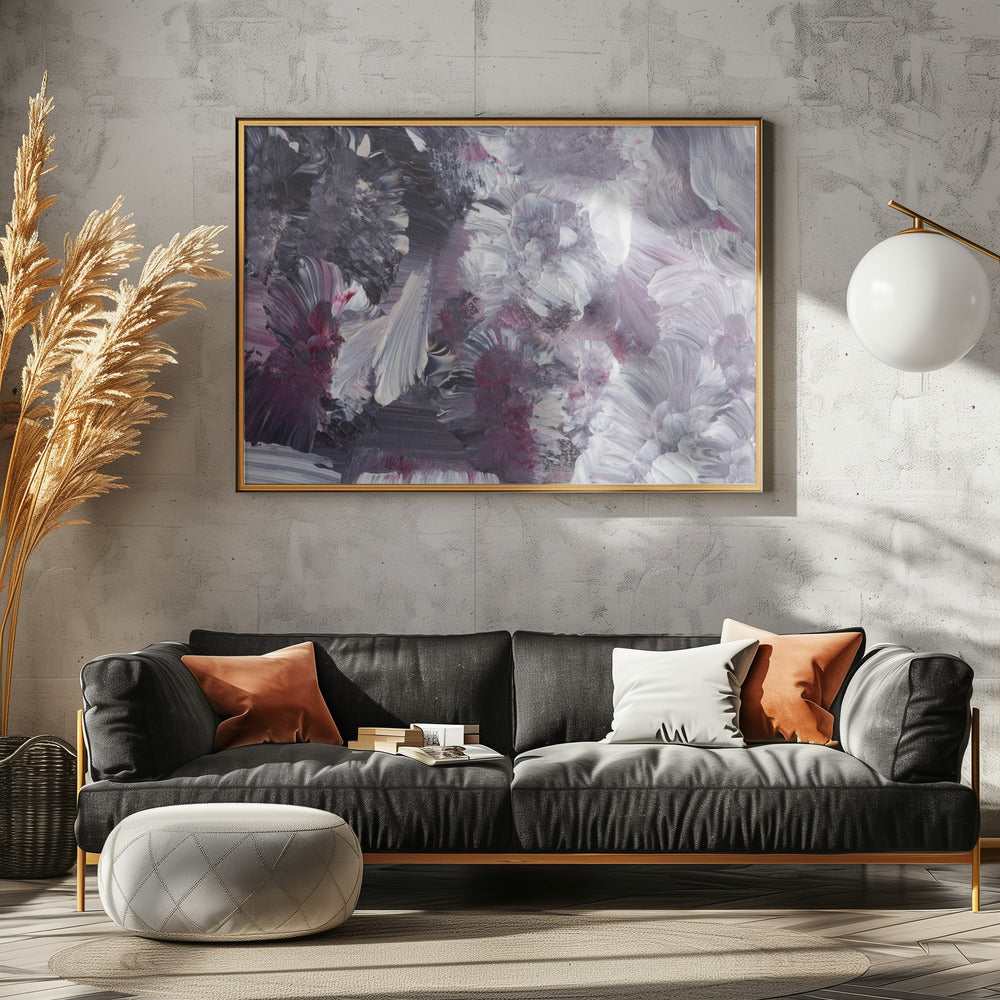 Florale impressionistische penseelstreken | Canvas